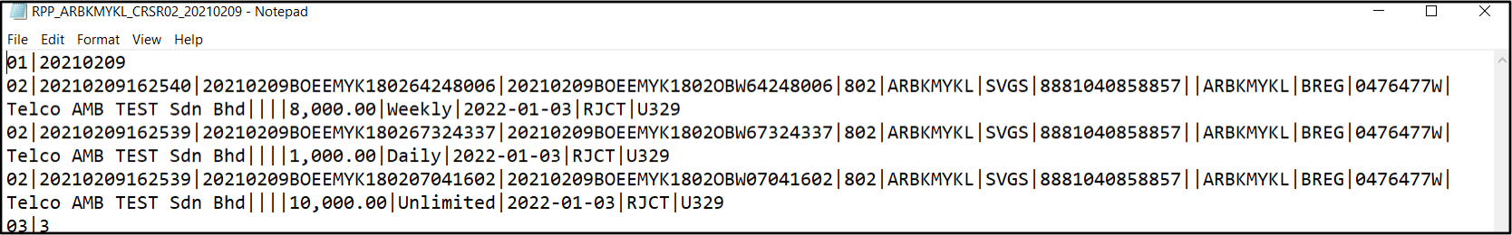 QR Merchant Registration and Termination Report